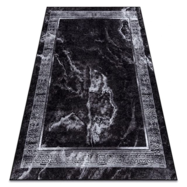 RugsX Miro Rug in Black Size: 200cm x 290cm Black Unisex 200cm x 290 cm