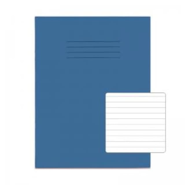RHINO 9 x 7 Exercise Book 80 Page, Light Blue, F8 (Pack of 100)