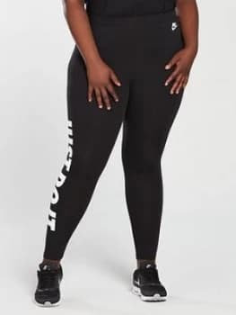 Nike Sportswear JDI Leg A See Legging Curve Black Size 22 242X Women