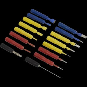 Sealey 16 Piece Test Lead Connector Set