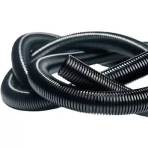 HellermannTyton 169-22100 IWS-10-N6-BK-L1 Isolvin Corrugated Conduit Black 50 M