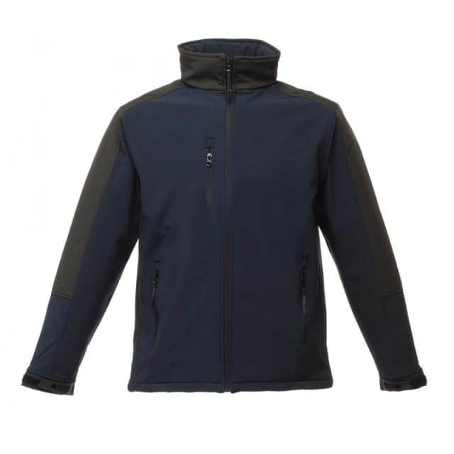 Regatta Professional Mens Hydroforce 3-layer Membrane Waterproof Breathable Softshell Jackets in Navy Size: Small Navy Male S