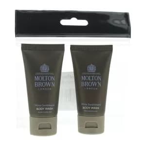 Molton Brown White Sandalwood Gift Set 2 x 30ml Body Wash