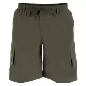 Duke Mens Nick-D555 Shaped Leg Cargo Shorts (4XL) (Khaki)