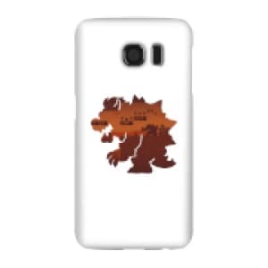Nintendo Super Mario Bowser Silhouette Phone Case - Samsung S6 - Snap Case - Gloss