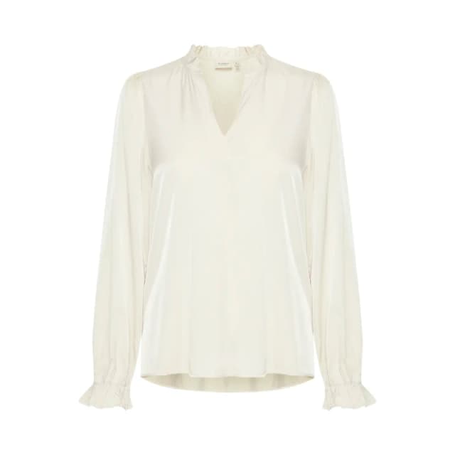 fransa Womens blouse fransa Diana BL 1 Blanc Female 2XL