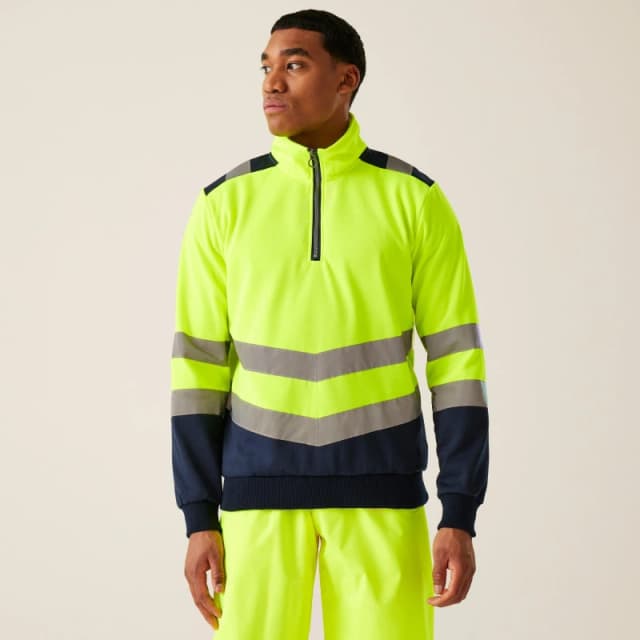 Regatta Mens 2-tone Quarter-Zip Top Yellow/Navy male S