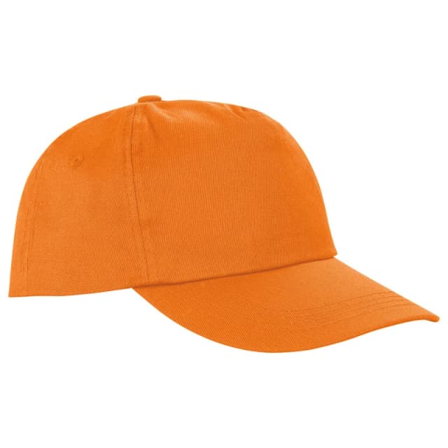 Result Mens Houston 5 Panel Cap in Orange Orange Male One Size