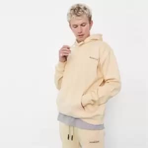 Mennace Badge Hoodie - Yellow