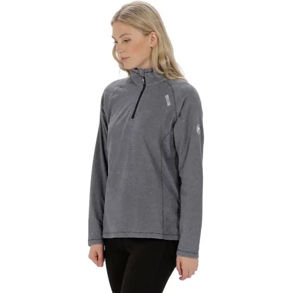Regatta Womens/Ladies Montes Half Zip Lightweight Microfleece Top 8 - Bust 32' (81cm) Navy/White RWA240-7TT-8