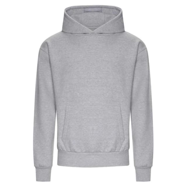 AWDis AWDis Men Signature Heather Heavyweight Full Zip Hoodie in Grey Size: X-Small Grey XS Male 5063652587706