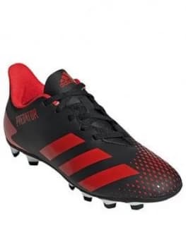 Adidas Junior Predator 20.4 Flexible Ground Football Boot - Red Black