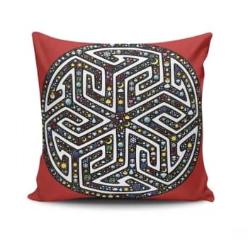 MANDALA-40 - No Filling Multicolor Cushion Cover