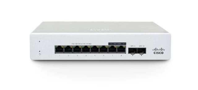 Cisco Cisco Meraki MS130 compact Managed Gigabit Ethernet (10/100/1000) Power over Ethernet (PoE) 1U Aluminium MS130-8P-I-HW