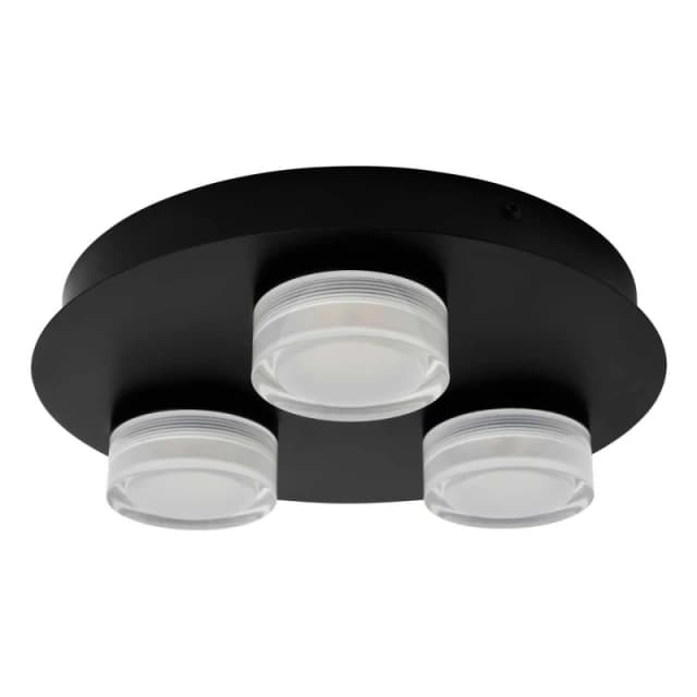 Spa Amalfi 14W 3-Light Ceiling Spotlight Matte Black