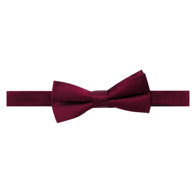 Haines and Bonner Silk Bow Tie - Red Red One Size