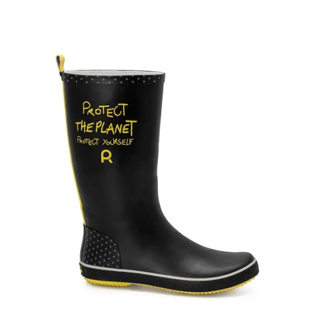 Rouchette Womens rain boots Rouchette Protect The Planet Noir Female 36
