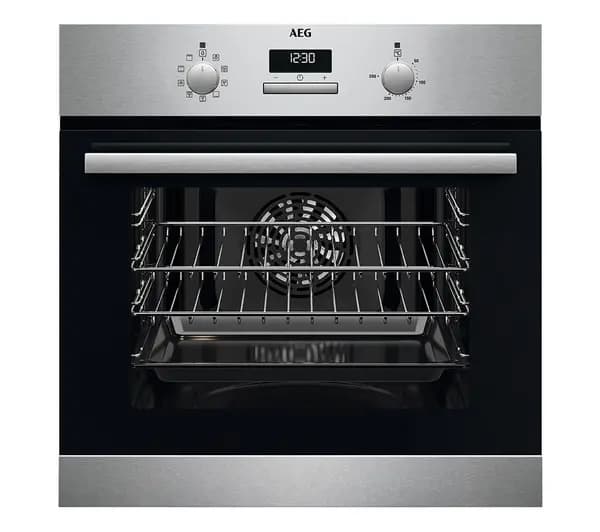 AEG 6000 SurroundCook BSX23101XM Built In Electric Single Oven - Stainless Steel - A Rated