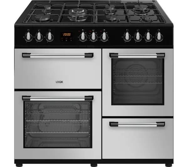 Logik LRC100S21 100cm Dual Fuel Range Cooker