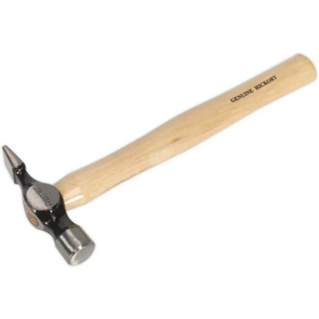 Loops 16oz Joiners Hammer - Hickory Wooden Shaft - Drop Forged Carbon Steel Head Metallics