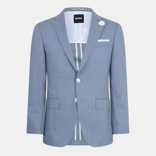 Boss Mens H Hutson Formal Jacket Light/Pstl Blue male XS