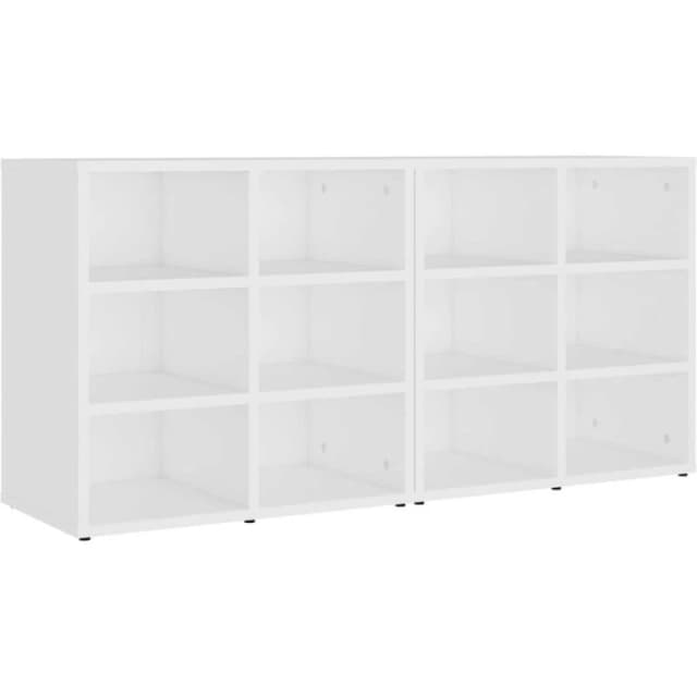 Vidaxl Shoe Cabinets 2 Pcs White 52.5X30X50 Cm, White 808685
