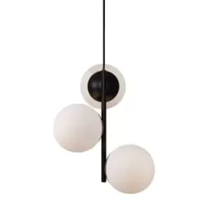 Lilly Globe Wall Lamp Black, E14