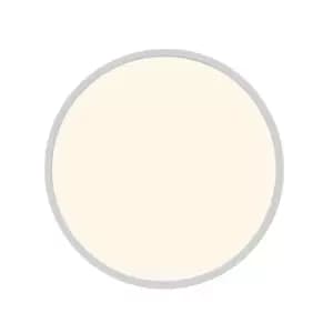 Oja Dimmable Integrated LED Semi Flush Light White 3000/4000K IP54