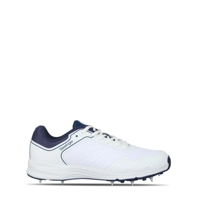 Slazenger Cricket Spike Mens White/Navy male 7 (41)