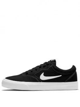 Nike Sb Charge Canvas Trainer - Black/White