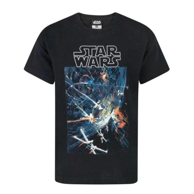 Star Wars Short Sleeved T-Shirt (Boys Black)