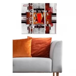 MDF1032088081 Multicolor Decorative MDF Painting (3 Pieces)