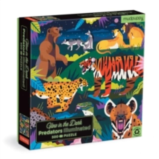 Predators Illuminated 500 Piece Glow in the Dark Puzzle Jigsaw