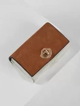 Luella Grey Jenny Mini Turnlock Purse - Camel/white, Brown, Women