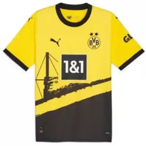 Puma Borussia Dortmund Home Shirt 2023 2024 Adults - Yellow