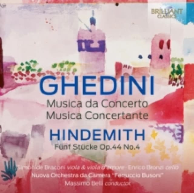 Ghedini: Musica Da Concerto/Musica Concertante/... CD / Album