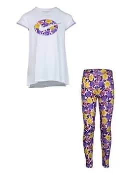 Nike Younger Girls Iconclash Tunic & Legging Set, Violet, Size 6-7 Years, Women