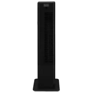 Black & Decker 2 in 1 Ceramic Tower Fan/Heater - Black