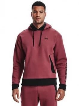 Urban Armor Gear Training Recover Fleece Hoodie - Burgundy Size M Men