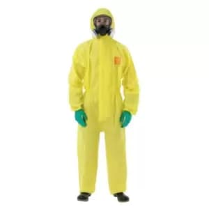 Ansell Yellow Coveralls Hooded Size 5XL - Yellow