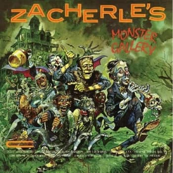 John Zacherle - Zacherle's Monster Gallery Clear Pumpkin Splatter Vinyl