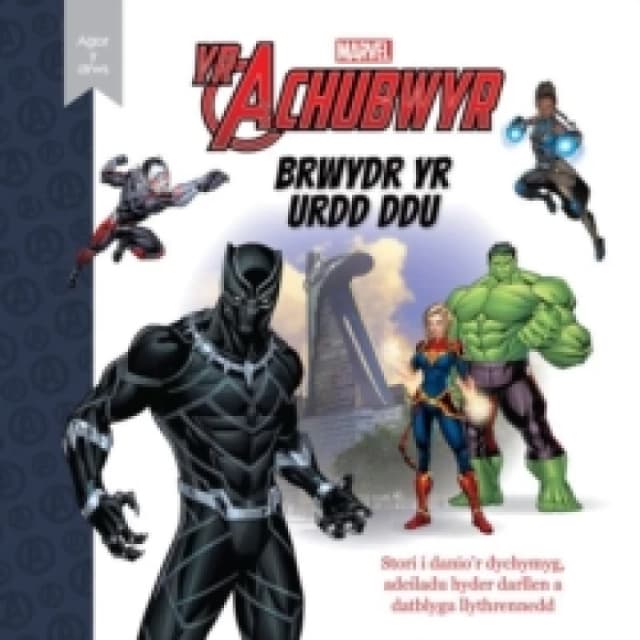 Marvel / Disney Agor y Drws: Yr Achubwyr - Brwydr yr Urdd Ddu Hardback