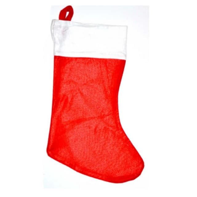 Shatchi Bombay Collections Christmas Santa Stocking Red Felt Hanging Sack Xmas