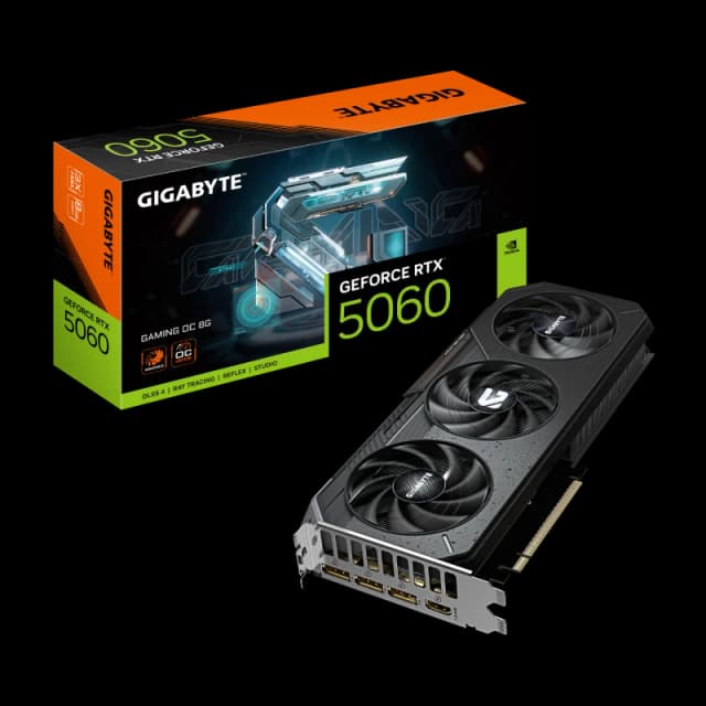 Gigabyte GeForce RTX 5060 GAMING OC 8GB GDDR7 Graphics Card - GV-N5060GAMING OC-8GD