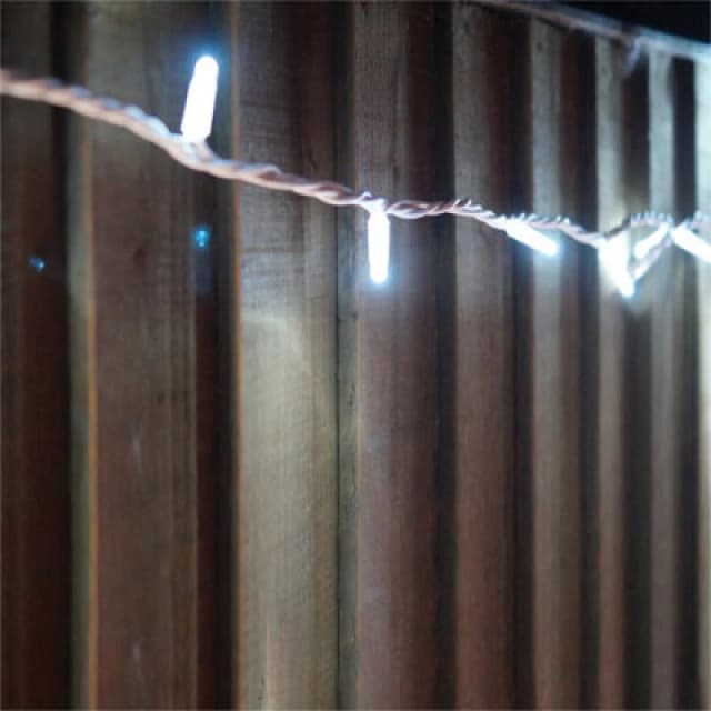 Eagle Connect LED String Lights White Rubber Cool White 10M