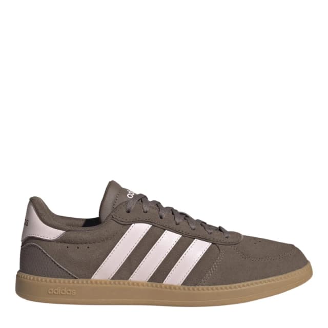 adidas Breaknet Sleek Suede Womens Shoes Low Trainers 4 (36.7) Brown 27368271240