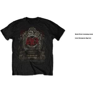 Slayer - Eagle Grave European Tour 2018 Mens XX-Large T-Shirt - Black