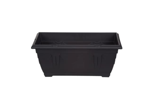 Whitefurze 40cm Venetian Window Box, Black G020265