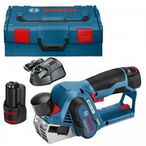 Bosch GHO 12 V-20 12v Cordless Brushless Planer 2 x 3ah Li-ion Charger Case