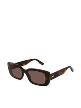Mcq Alexander Mcqueen Rectangle Sunglasses - Havana